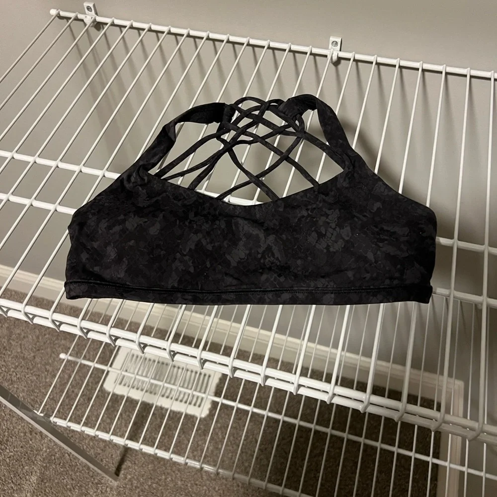 Lululemon Athletica Charcoal Sports Bra
